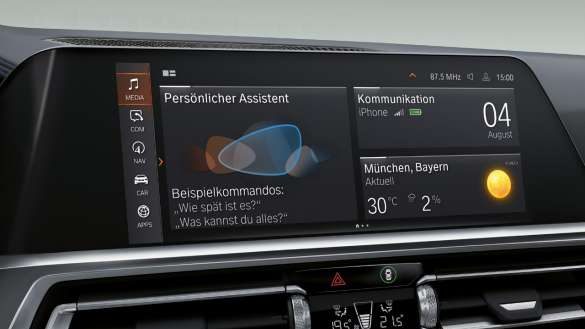 BMW 4er Gran Coupé Intelligent Personal Assistant.